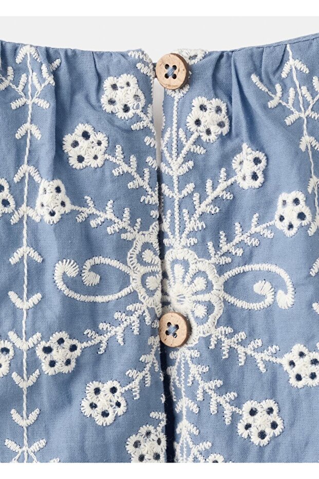 İşlemeli uzun tulum - 8