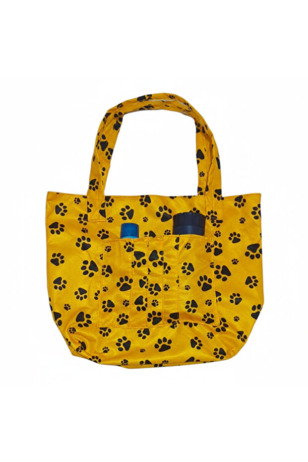 حقيبة شاطئ بنمط قماشي - 3