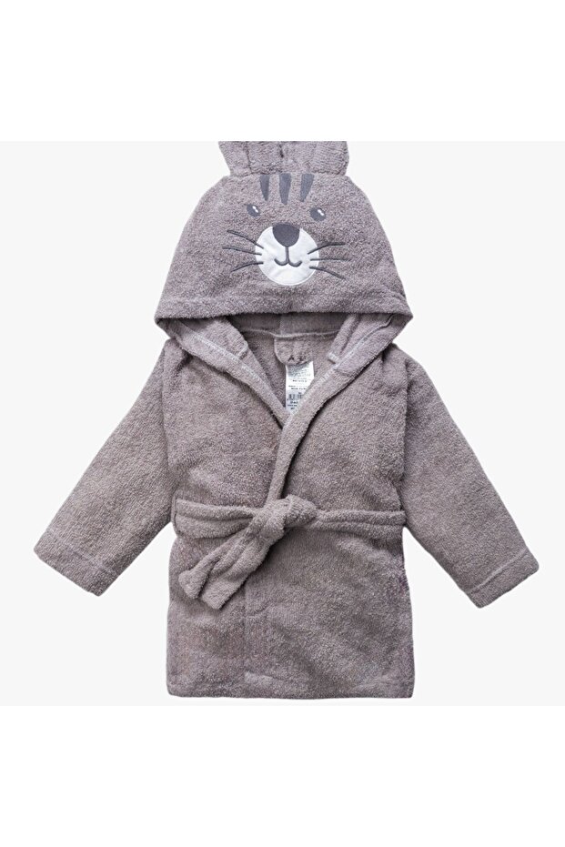 Baby Boy Arslan Hooded Bathrobe