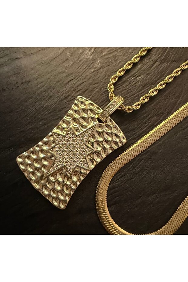 Shine Star 4'lü Çelik Kolye Seti - 4