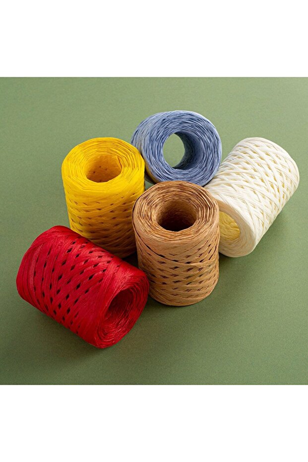 خيط ورق رافيا 90 جرام بيج - 71 - 3