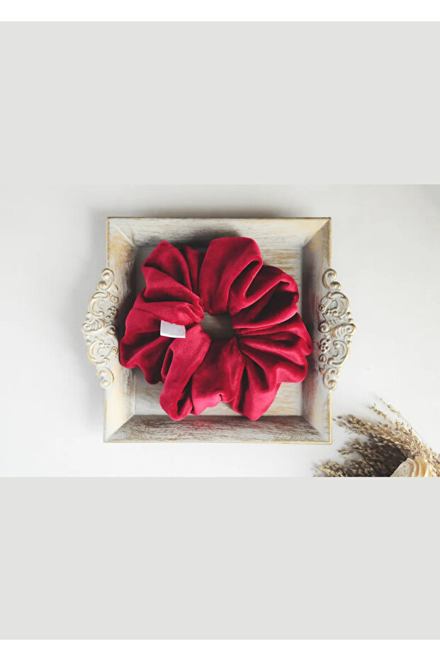 Single Velvet Red Rubber Buckle Large Size Buckle004