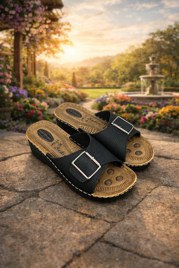 New Season Single Buckle Stylish Design Soft Sole Casual Slippers