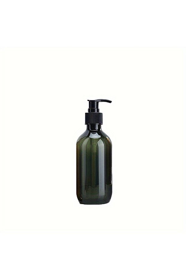 500ml amber 1pc 300ML 500ML Bathroom Soap Dispensers Amber Shampoo Lotion Container Press Pump Refil