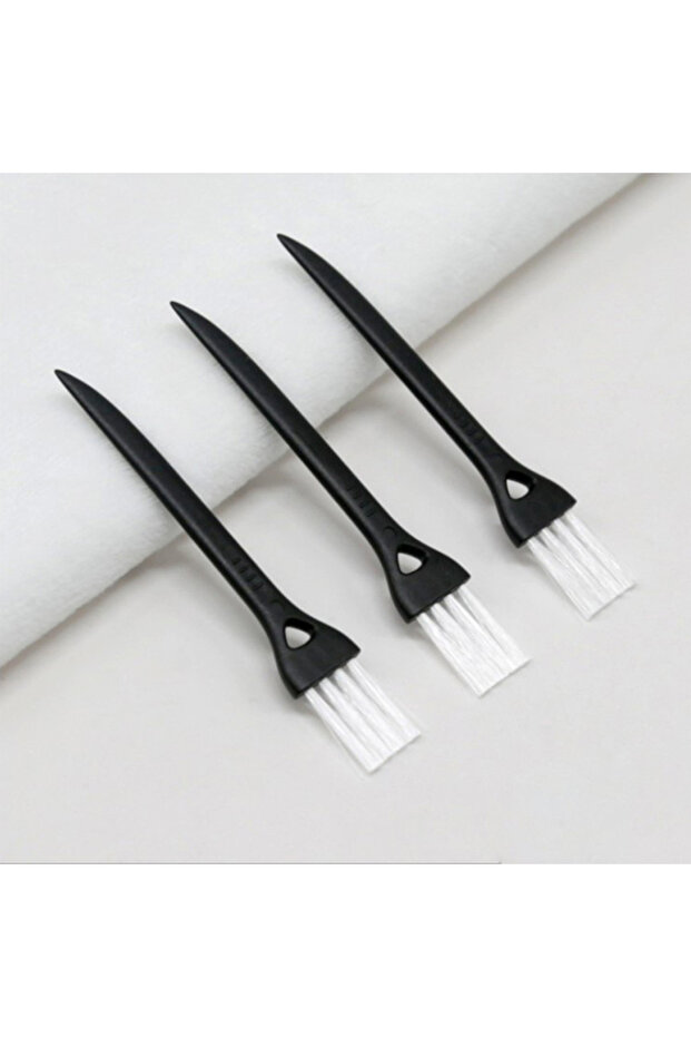 One Size 10Pcs New Black Shaver Cleaning Brushes Razor Cleaning Small Brush Crevice Brush