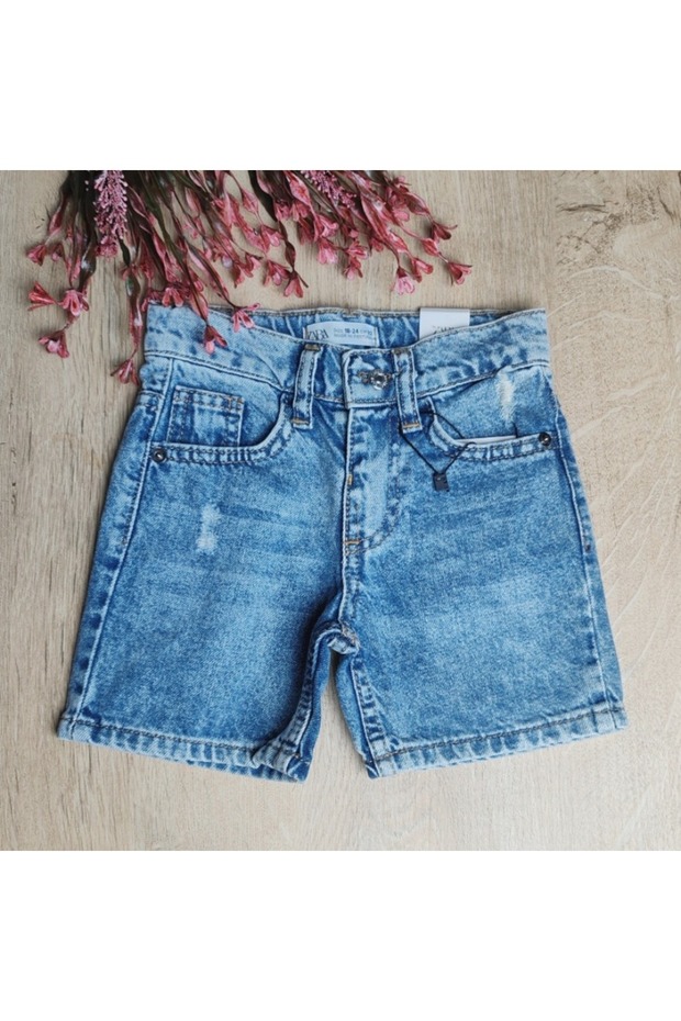 Girls' Denim Shorts – Comfortable Cut Casual Kids' Shorts