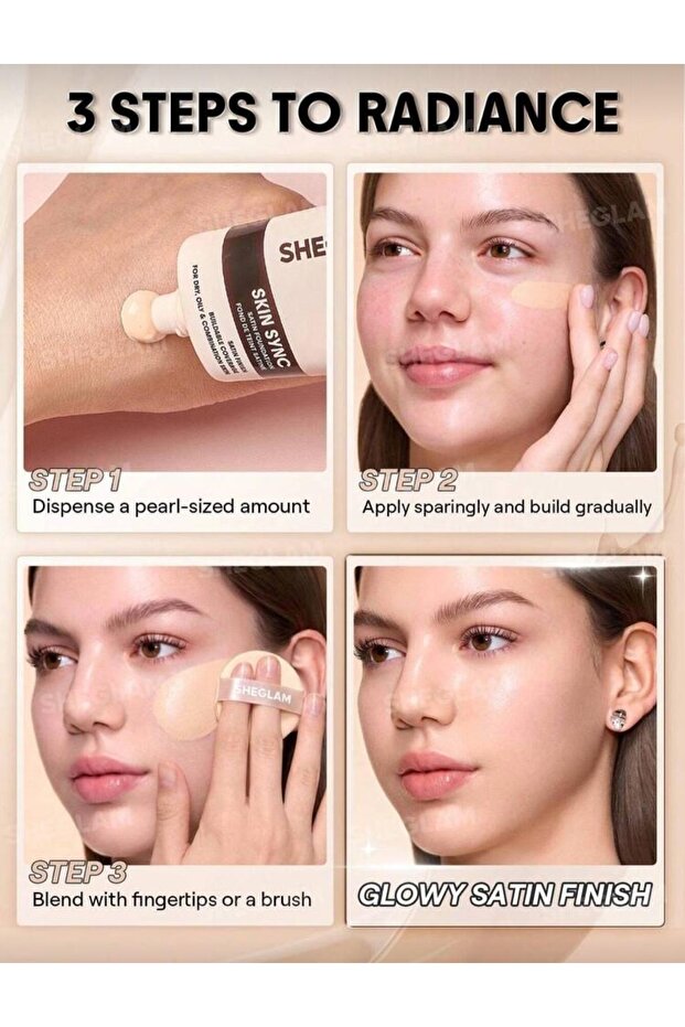 skin sync satin foundation - 4