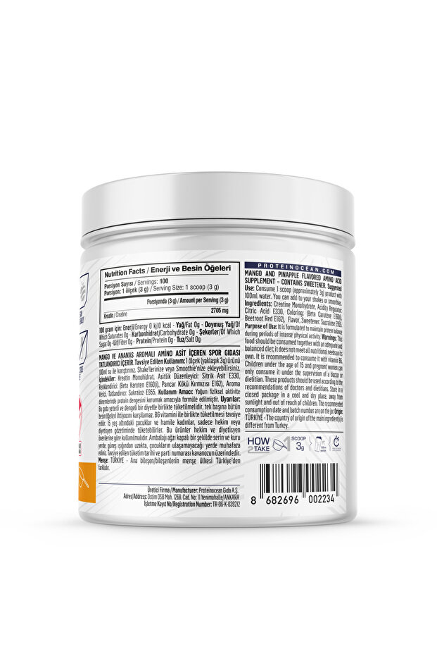 CREATİNE Pineapple Mango / 300g - 100 servis - 2