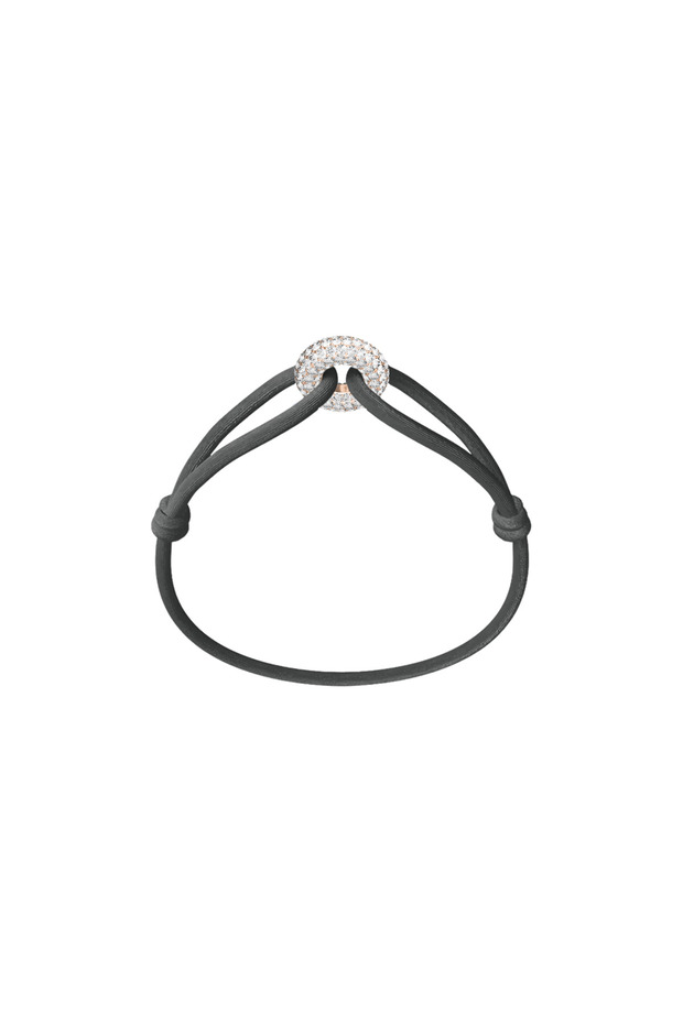 Rose Soho Pavé Cord Bracelet