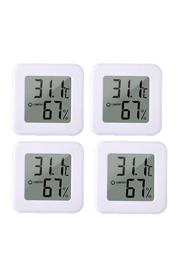 Digital Thermometer Hygrometer Indoor Room Temperature Humidity Meter Sensor Gauge Weather St