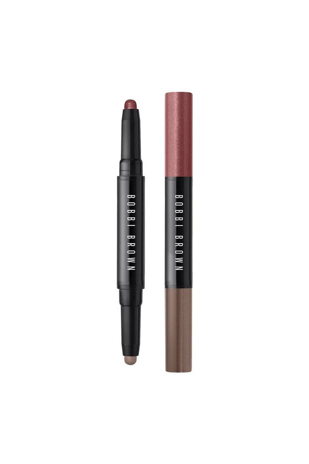 Perfect Pairs Dual-Ended Long-Wear Waterproof Cream Eyeshadow Stick, 1.6g- Bronze Pink / Espresso