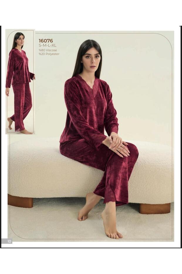 16076 Velvet Pajama Set