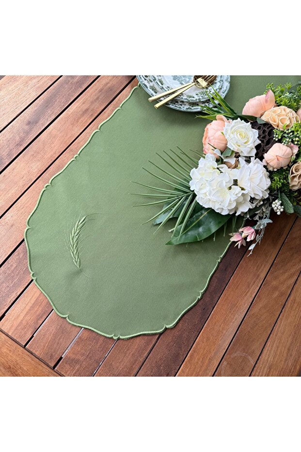 Buğday Nakışlı Runner - 4