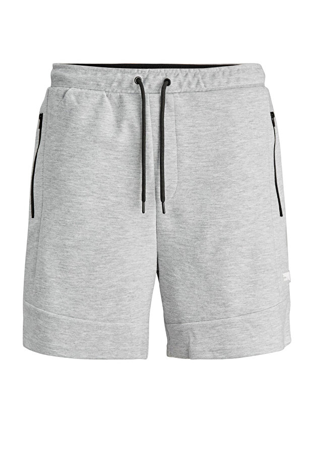 Jack&Jones Erkek Şort 12186750 Light Grey Melange - 1