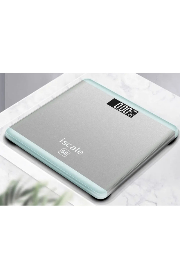 Digital Weight Scale With Temperature Sensor (Silver) - 2