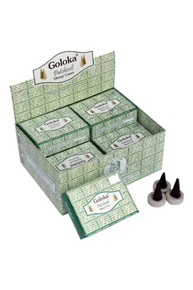 Set de 2 conuri de patchouli dhoop