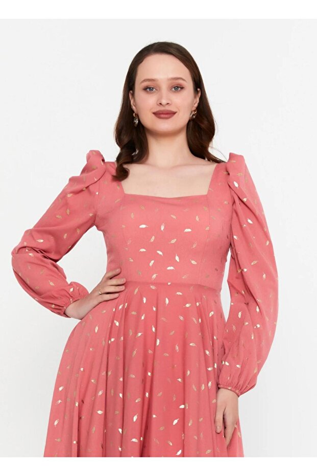 Vefastyle Reyna, rochie midi, pink - 3