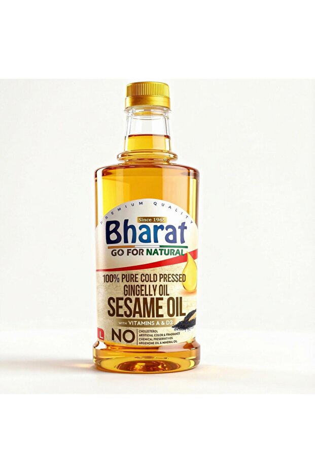 Sesame Oil (Gingelly) Cold Pressed 1L | Pure Sesame Oil