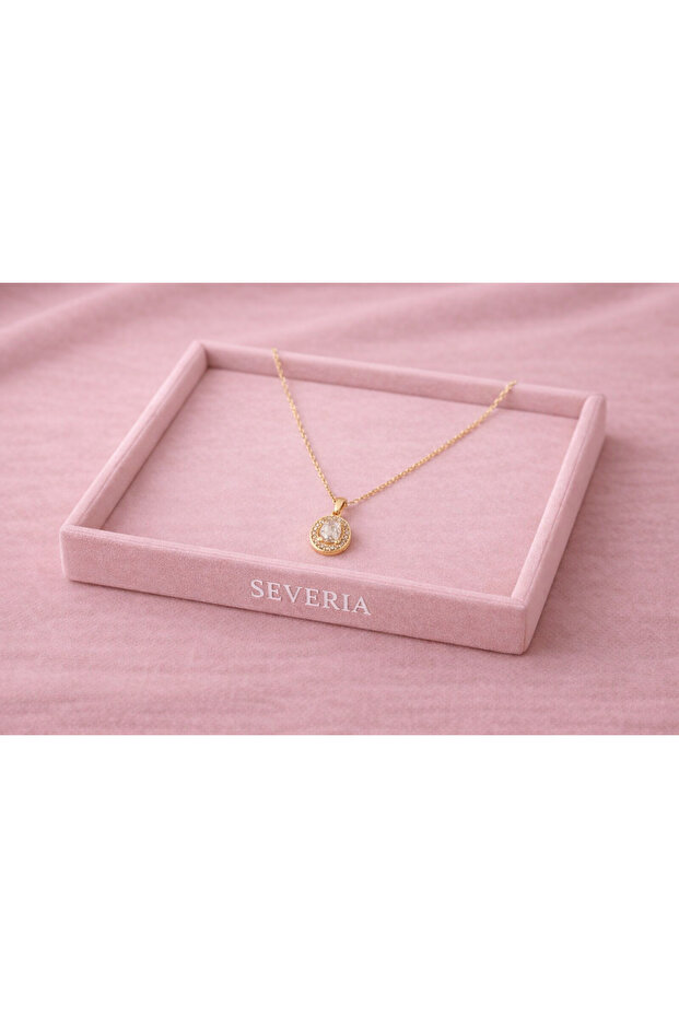 Celeste Gold Kolye - 45 cm - 3