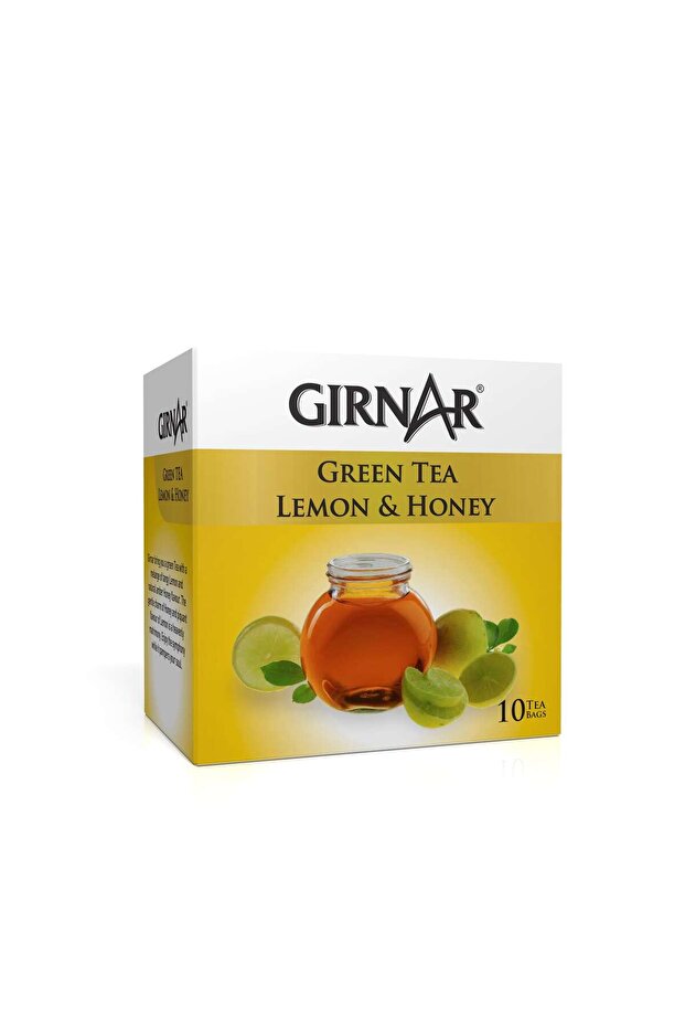 Green tea Lemon&Honey(10 TeaBags) 12g | Pure Natural Honey