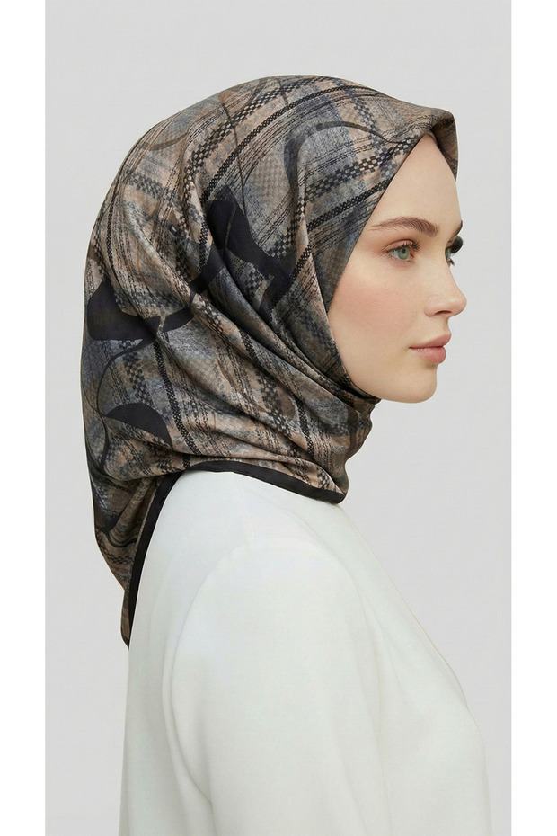 Yansima Patterned Rayon Scarf - 2
