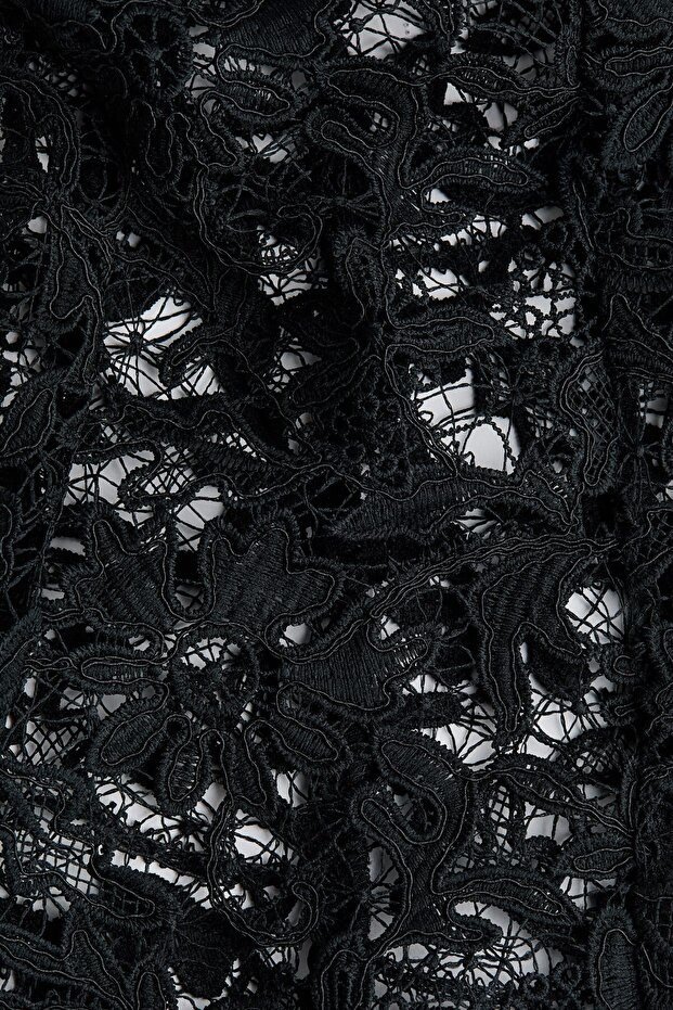 Beli Belirgin Dantel Üst - 5