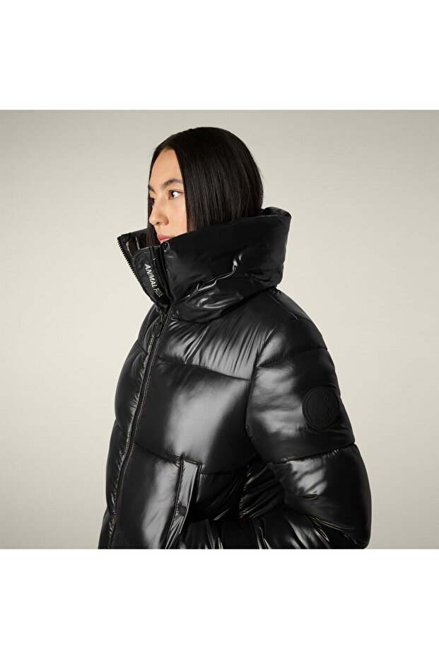 Kadın Mont Siyah - Isla - 4