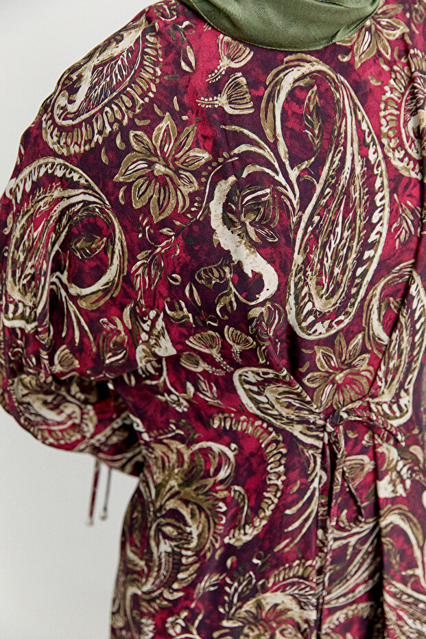 Etnik Desenli Elbise - 6