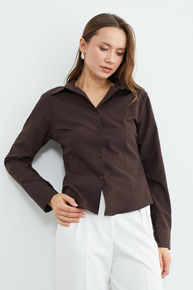 Basic Pensli Slim Fit Gömlek - 7