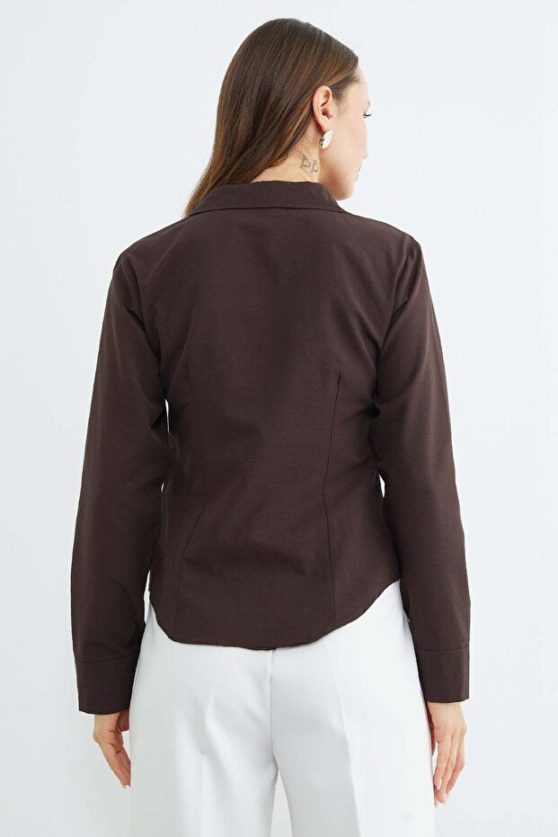 Basic Pensli Slim Fit Gömlek - 8