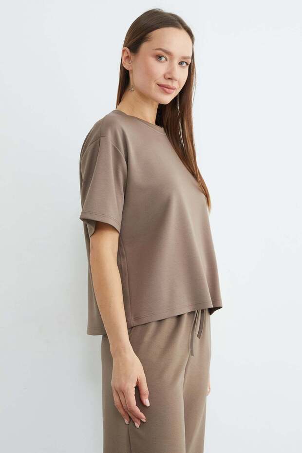 Basic Kısa Kollu Modal 2 Li Takım - 8