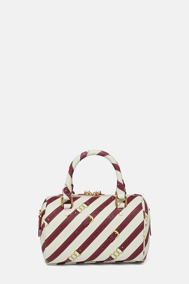 KREM MONOGRAM ÇANTA - 4