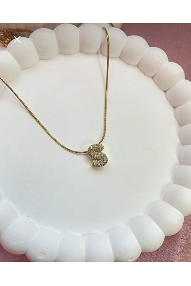 ÇELİK KOLYE HARFLİ - 2