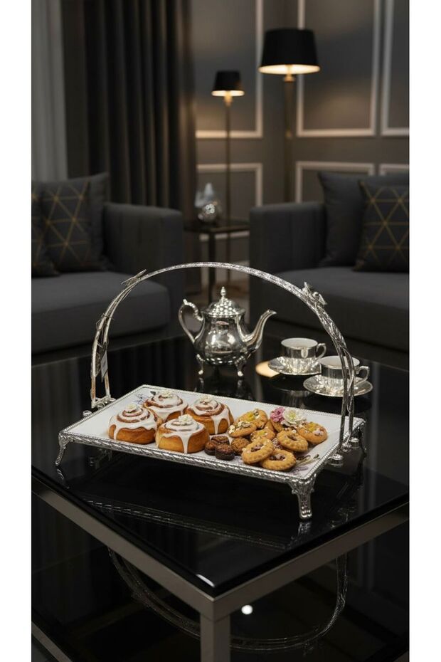 طبق تقديم حلويات ومعجنات متعدد الاستخدامات - 3