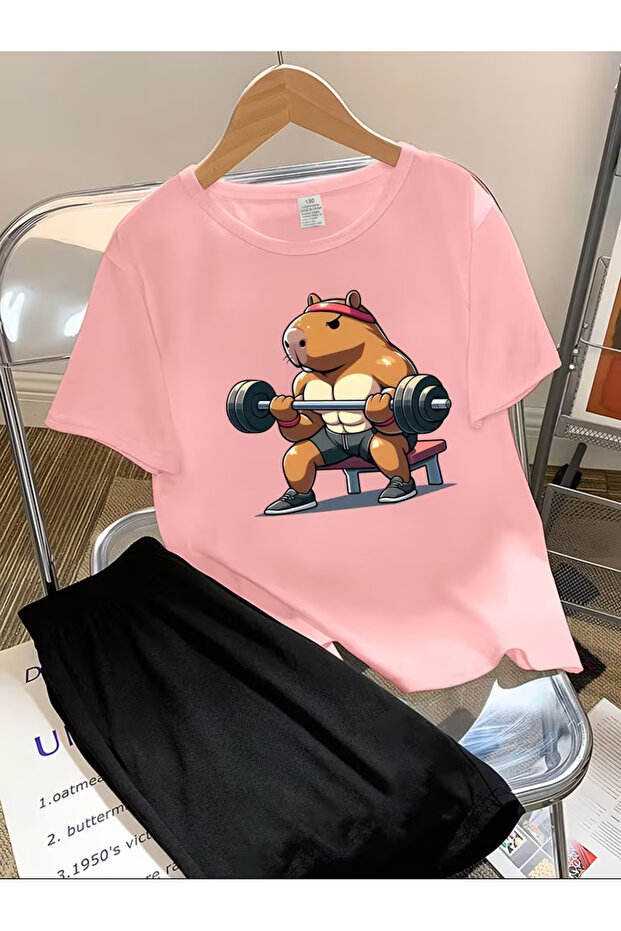 Children's T-Shirt and Pocketed Shorts Set