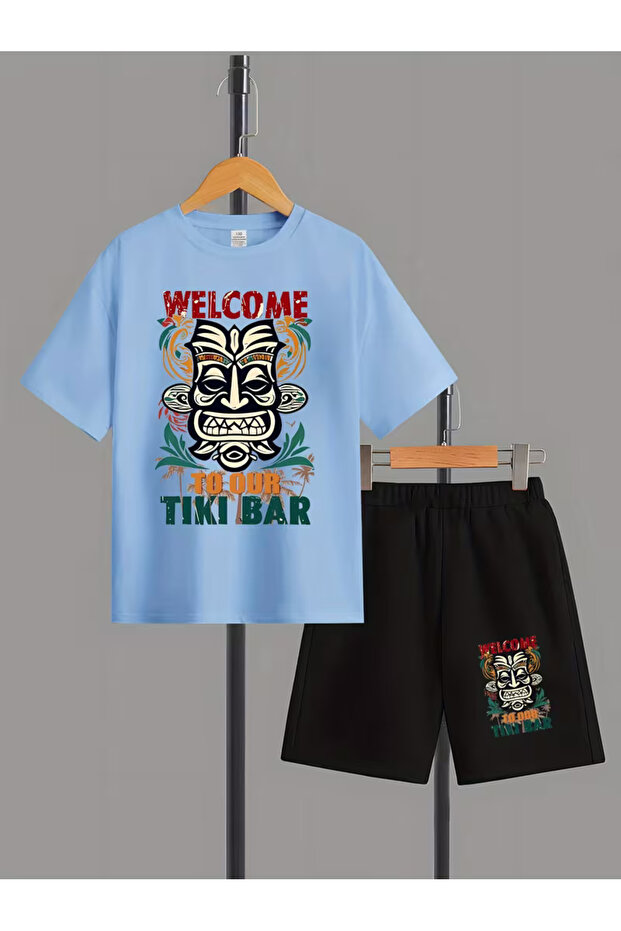 Children's T-Shirt and Pocketed Shorts Set