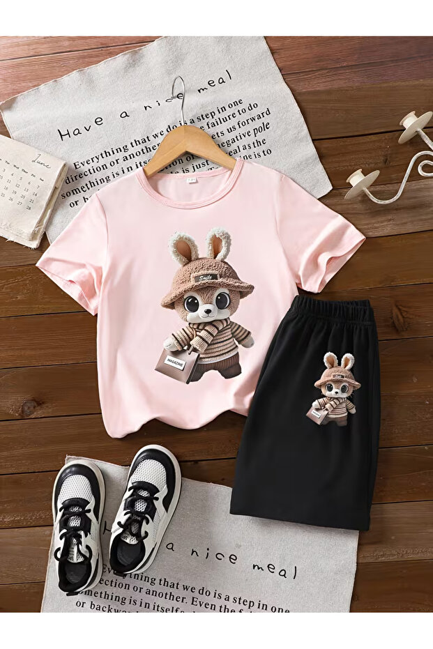 Children's T-Shirt and Pocket Shorts Set