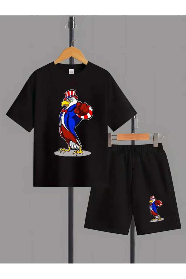 Children's T-Shirt and Pocketed Shorts Set