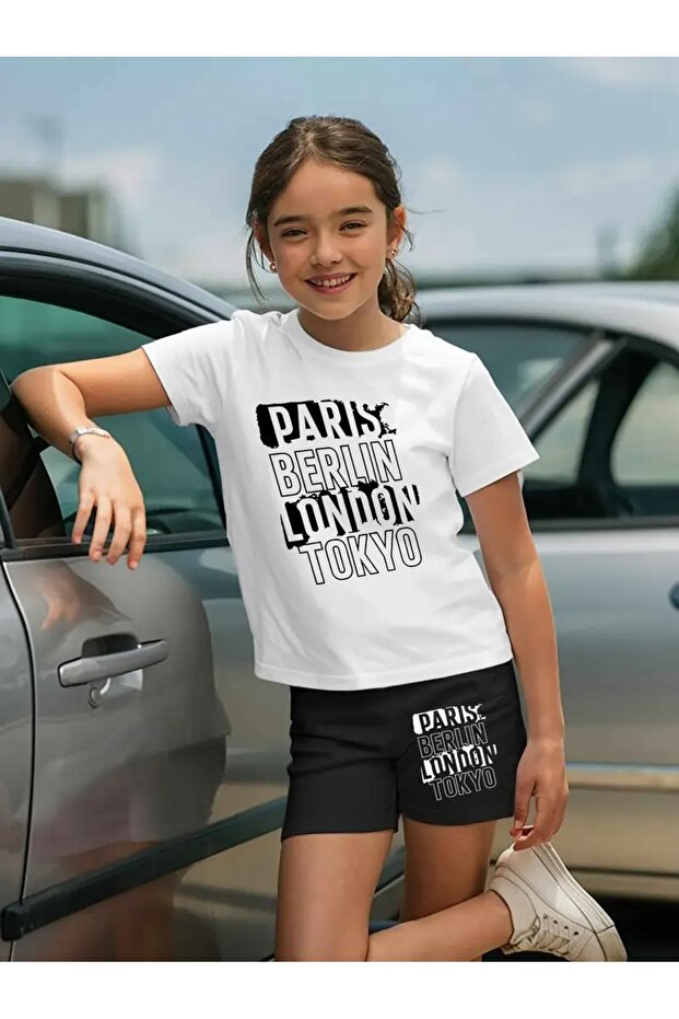 Children's T-Shirt and Pocketed Shorts Set