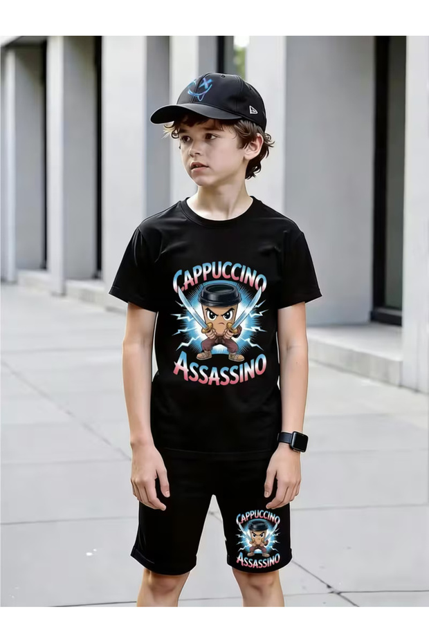 Children's T-Shirt and Pocket Shorts Set