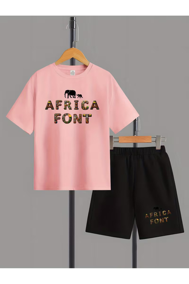 Children's T-Shirt and Pocket Shorts Set
