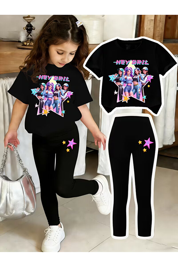 Kids Leggings and T-Shirt Set