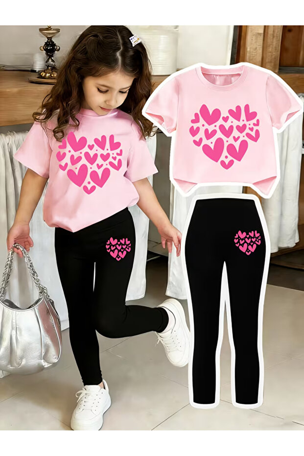 Kids Leggings and T-Shirt Set