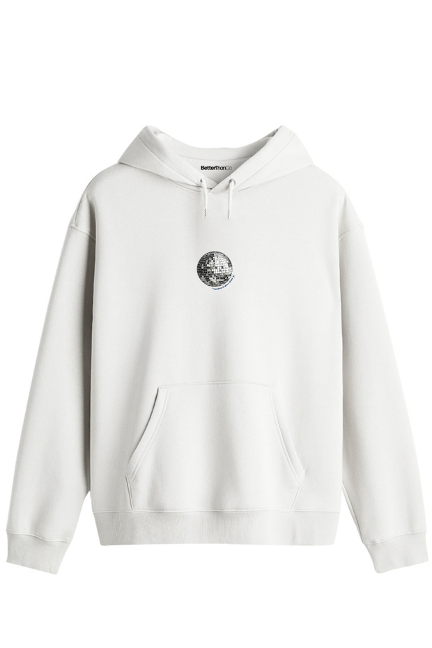 Disco Printed Unisex Hooded Collar Hoodie