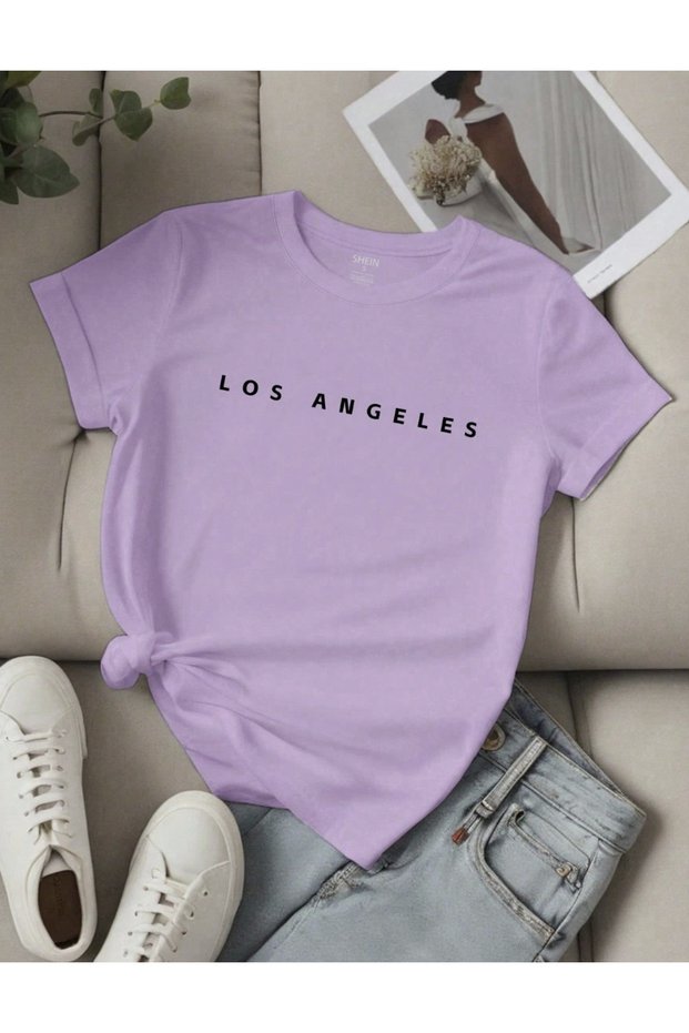 Unisex Men/Women Angeleslos Custom Printed Oversize Cotton T-Shirt T-Shirt