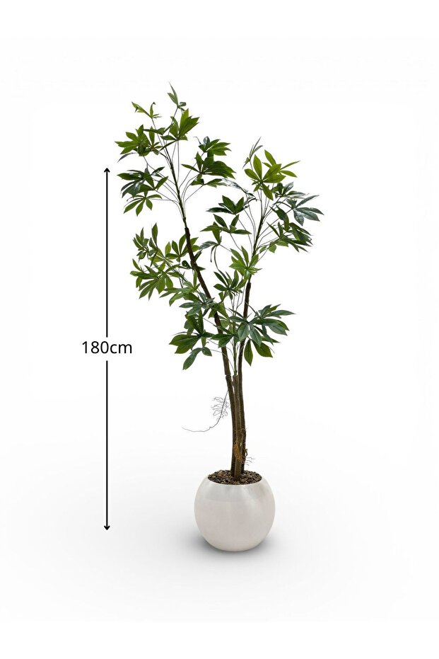 شجرة شيفليرا صناعية بارتفاع 180 سم - 3