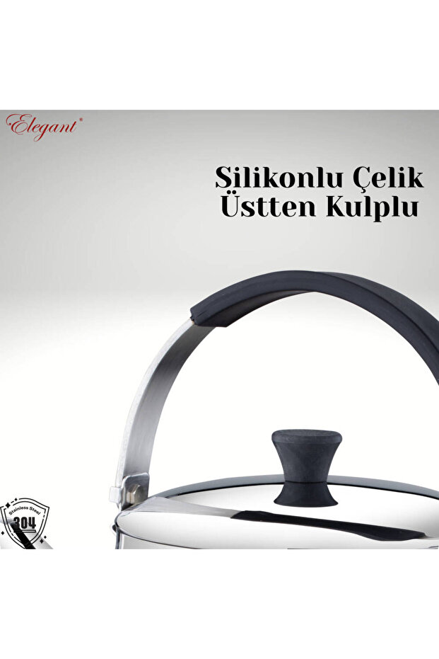 2 Lt. Küre Silikonlu Üstten Tutmalı Kettle - 3