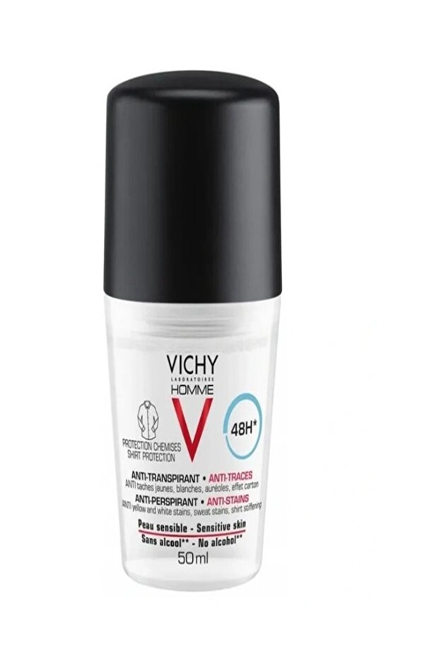 Homme Déodorant 48h anti-transpirant anti- traces - 50ml