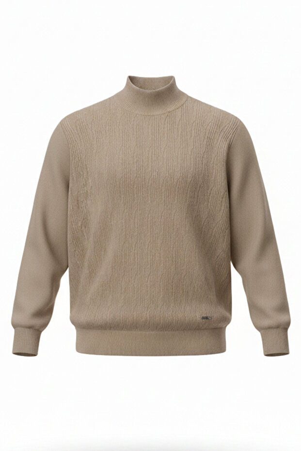 سترة رجالية بنمط ياقة الصياد نصف دائرية - 4