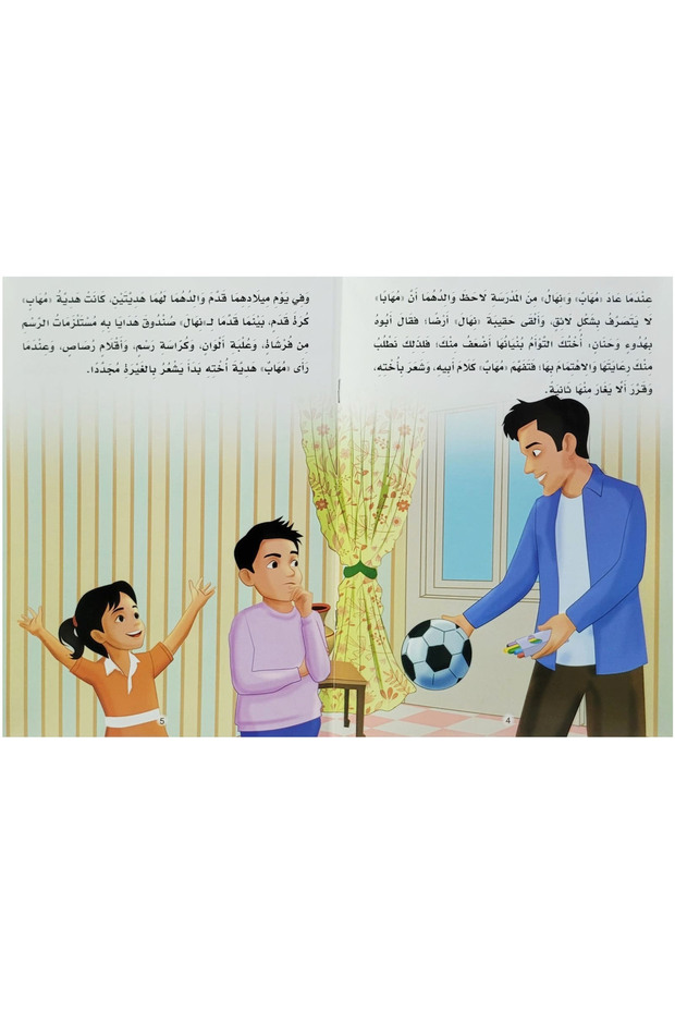مجموعة من خمسة قصص منوعة للأطفال كبيرة الحجم 21×29سم - المجموعة الثانية - 6